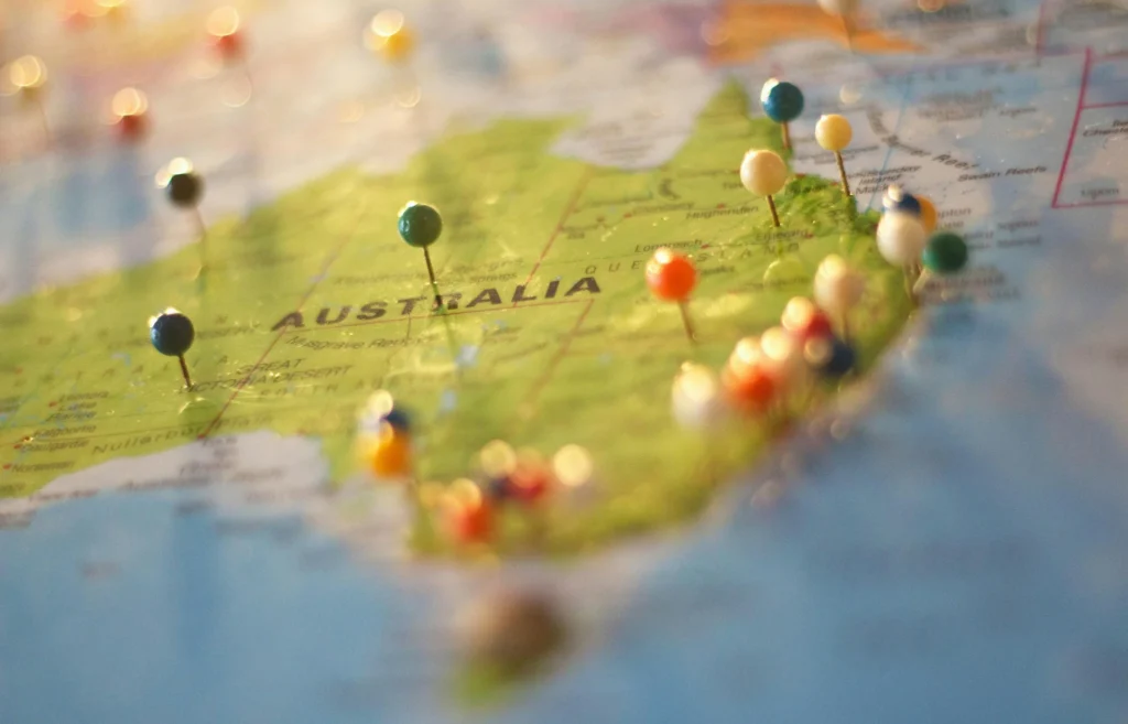 carte-australie-destinations-travail